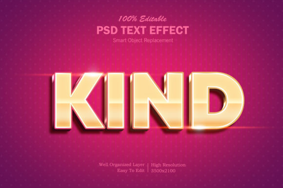 3D Rich Gradient Text Effect Photoshop