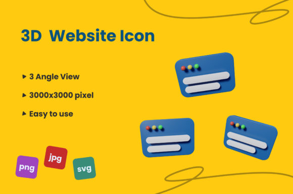 3D Website Icon: Elevate Your Digital Brand Identity