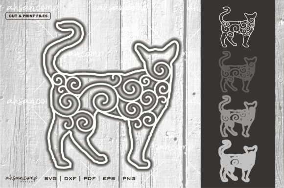 Cat 7 Vector SVG 3D Layered: Elevating Digital Design with Precision and Depth