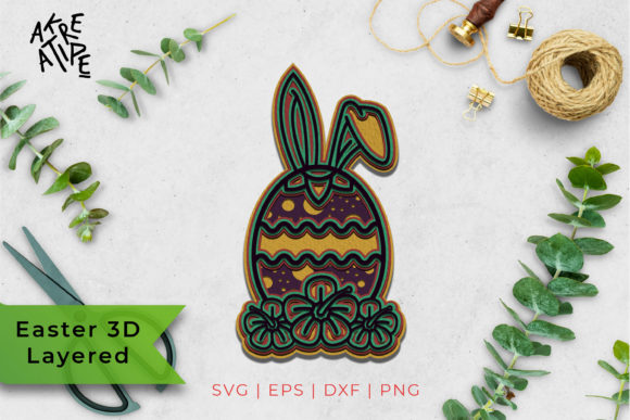 Creating Depth with Easter Egg 3D Layered Designs