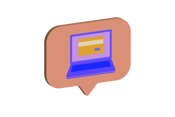 Icon Laptop 3D Card