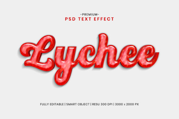 Lychee Fruit Editable 3D Text Effect: A Strategic Approach to Visual Communication