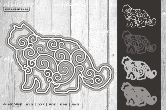 The Art of Digital Simplicity: Mastering the Use of Layered Cat Vector Illustrations