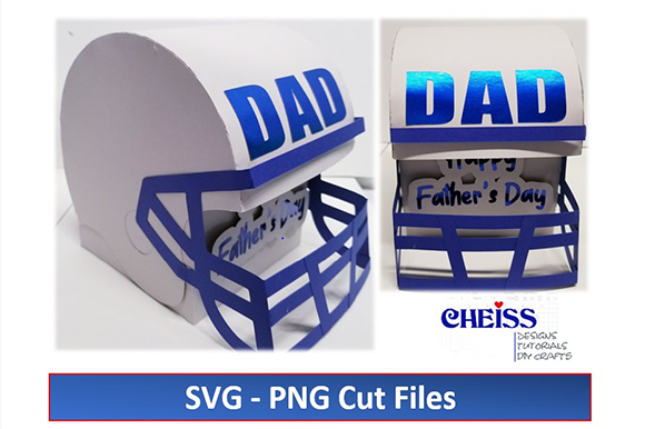 The Ultimate Father’s Day Craft: Creating the Father’s Day Helmet Gift Box 3D DAD