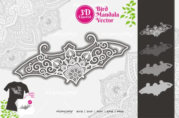 Unlocking the Creative Potential of Bird Mandala 7 3D Layered Digital Assets